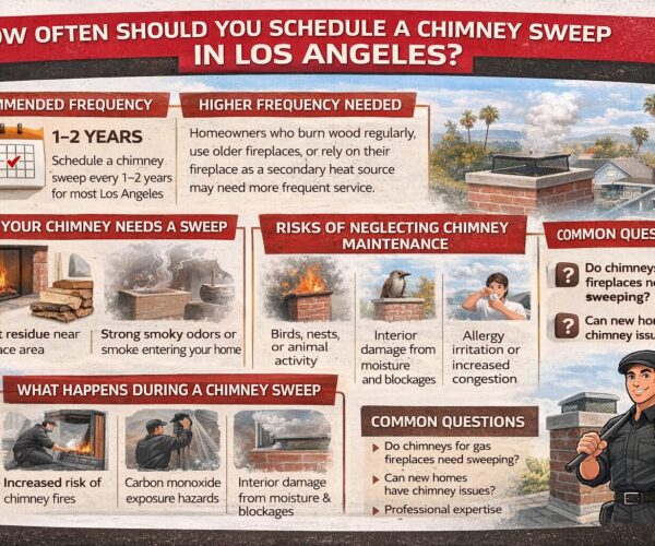 How Often Should You Schedule a Chimney Sweep in Los Angeles?